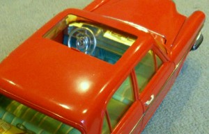 Salpicadero visto desde el techo deslizante Salpicadero visto desde el techo deslizante